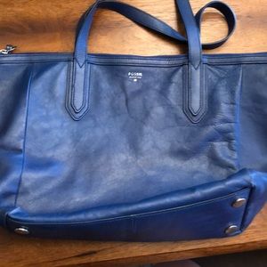 Blue fossil purse